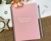 Personalised Academic Diary, 2026-2027, A5, Student Planner, College University Essential