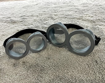 Minion Goggles, Minion Glasses, Minion Mask, for Halloween, for Kids, for Toddlers, for Adults, Dress Up, Cosplay, Pretend Play