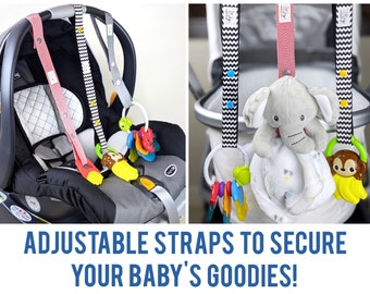 Toy Strap Pram Strap Stroller Strap Toy Clip Etsy UK