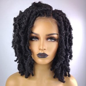 BUTTERFLY CROCHET LOCS, Pre-twisted, Pre-Looped, 6 Pack Set, 12", (72 Strands)