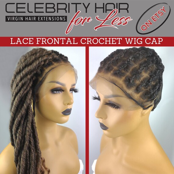 LACE FRONTAL CROCHET Wig Cap Human Hair - Etsy LACE FRONTAL CROCHET Wig Cap Human Hair - Etsy