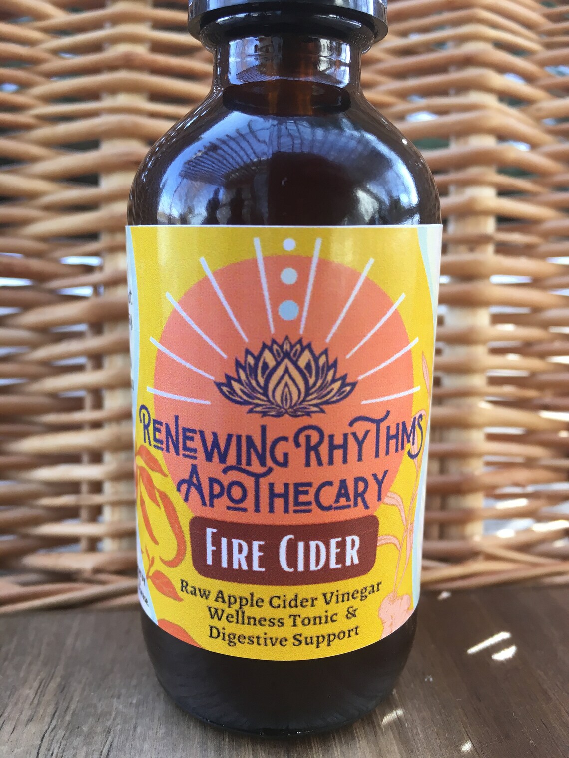 Fire Cider Raw Apple Cider Vinegar Wellness Tonic & Etsy