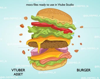 Vtuber Asset – Rigged Burger