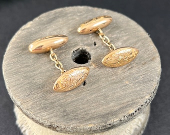 Antique 9ct Rose Gold, Victorian Birmingham Hallmarked 1898 Floral