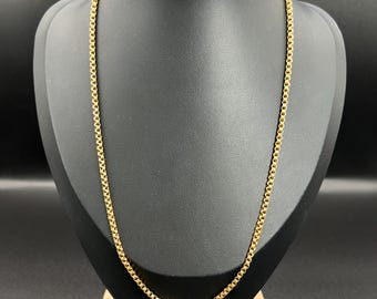 Antique 15ct Yellow Gold, Victorian 18 1/2 Inch Fancy Belcher Link Chain