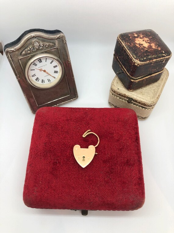 Antique 15ct Gold Heart Padlock