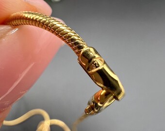 ヴィンテージ 9カラット イエローゴールド 刻印入り、1990年代