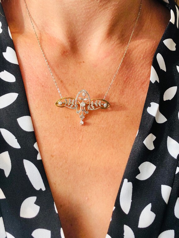 Edwardian Diamond Necklace