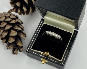 Antique 18ct Gold & Platinum, Edwardian 5 Stone Diamond Engagement Anniversary Ring