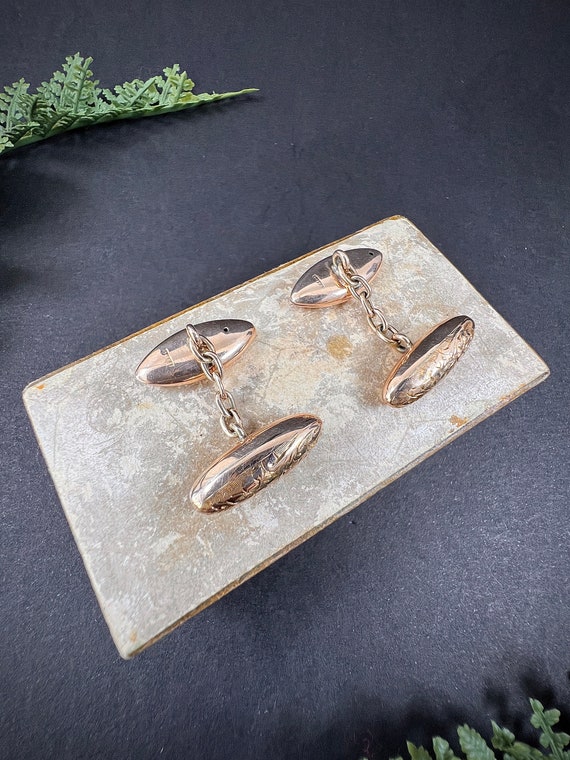 Antique 9ct Rose Gold, Victorian Birmingham Hallmarked 1898 Floral