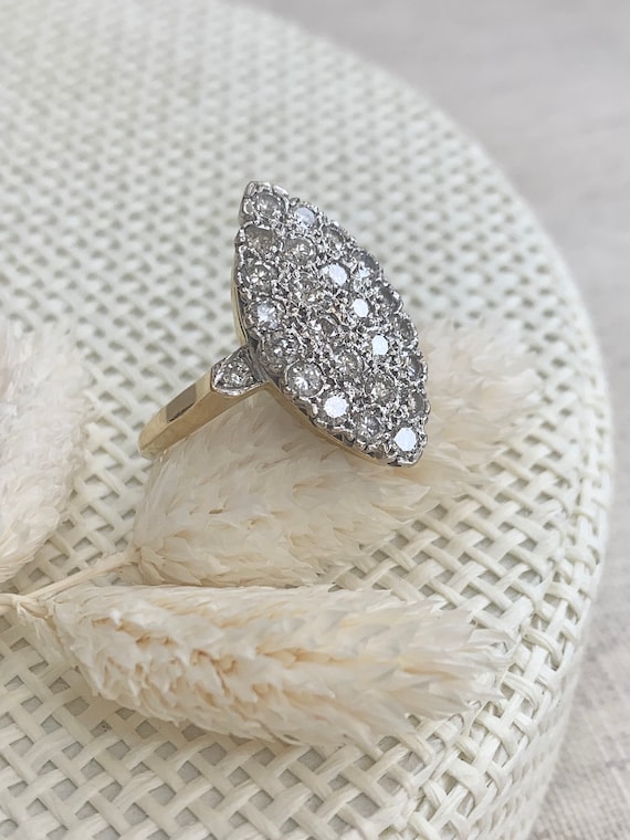Edwardian clearance navette ring