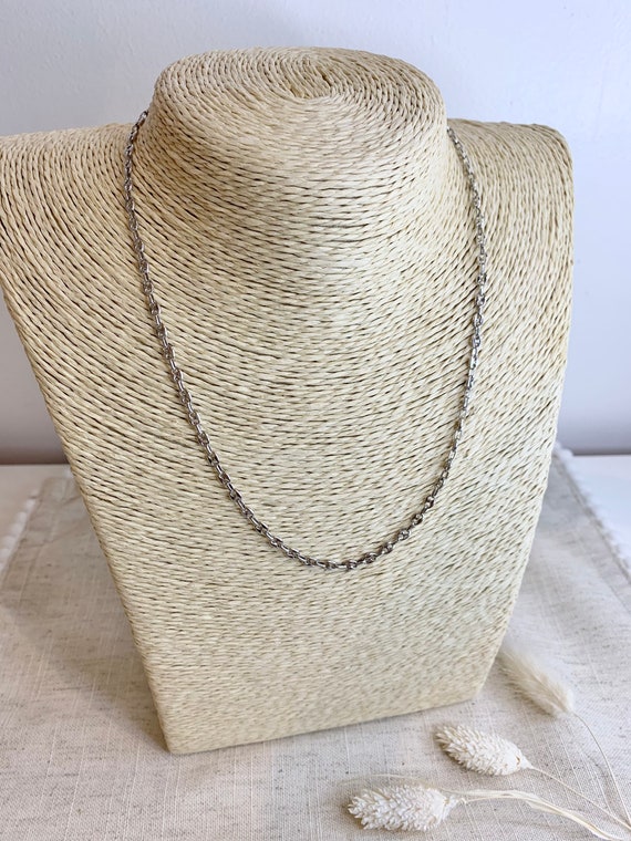 18ct white 2024 gold chain necklaces