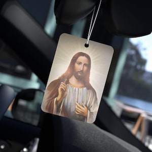 Jesus Christ Ethiopian Orthodox car icon  - Car Prayer Icon, Scented Prayer icon, For your car Christian icon, Religious Car Decoration
