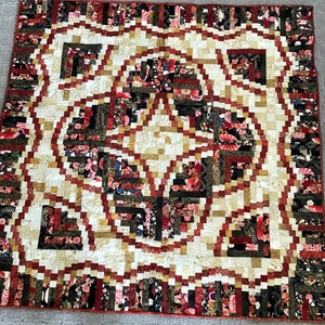 Wall hanging - Oriental Snake River Log Cabin