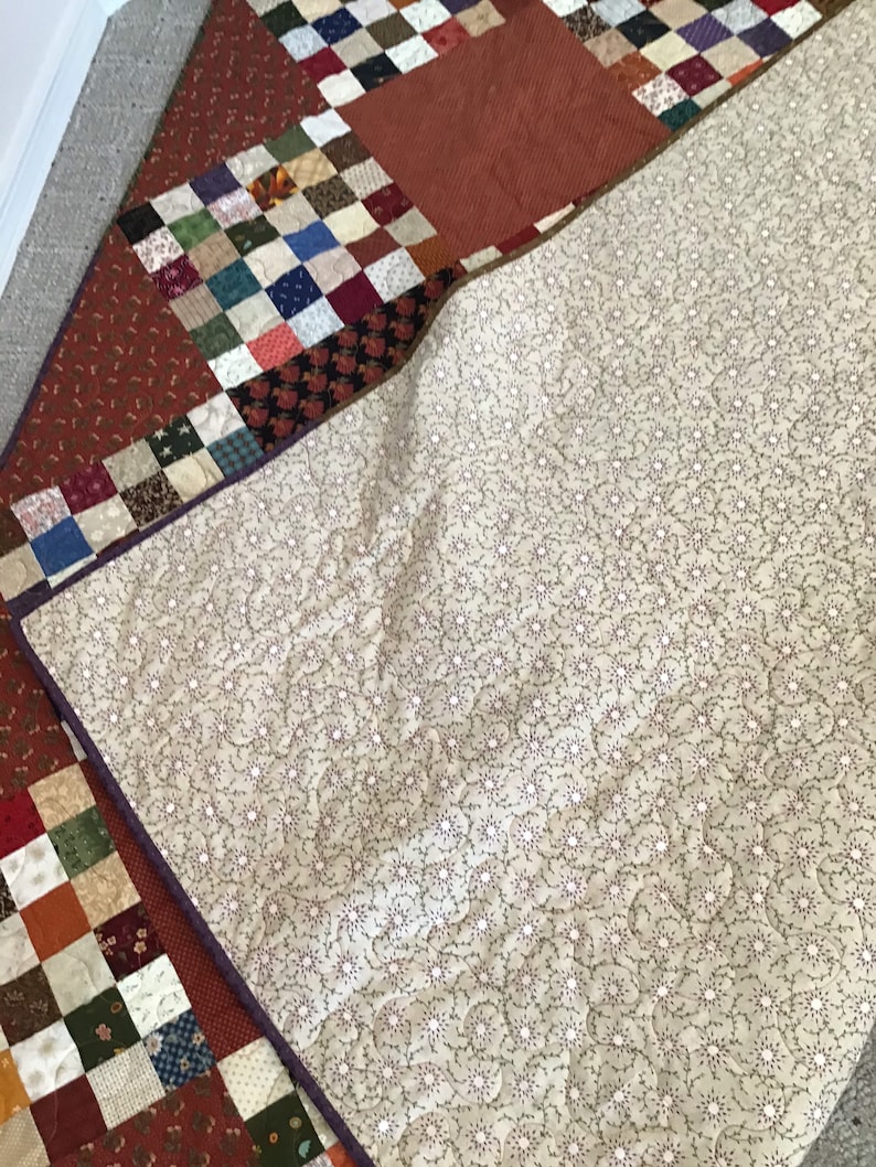 Quilt - Autumn Checkerboard - Etsy