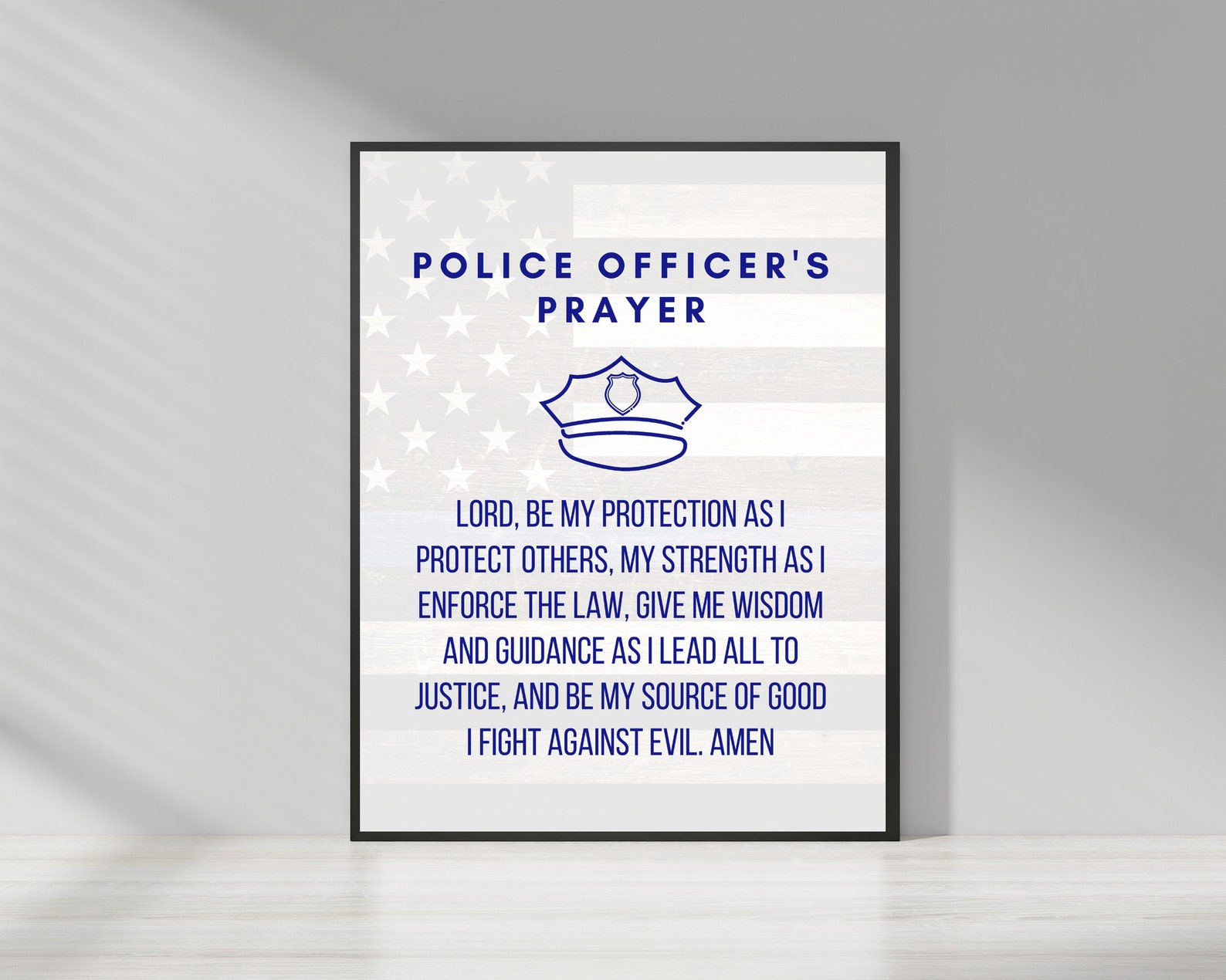 Police Officers Prayer Print Police Print Police Officer | Etsy