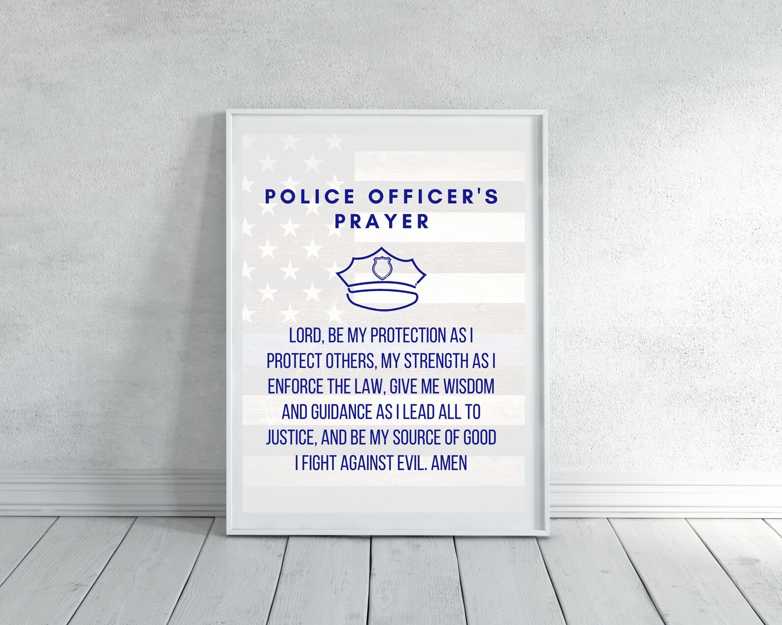 Police Officers Prayer Print Police Print Police Officer | Etsy