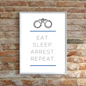 Police Office Print, Police Quote, Cop Gifts, Police Gifts, Police Wall Art, Law Enforcement Gifts, Law Enforcement Print, Police Wife