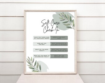 Counseling Office Print, Self-Care Print, Mental Health Print, School Counselor, Psychologist, Therapist Office Print, Counselor Gifts