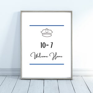 Police Officer Print, Police Quote, Law Enforcement Print, Police Officer Gifts, Police Wall Art, Cop Gifts, Police Wall Art, Police Wife
