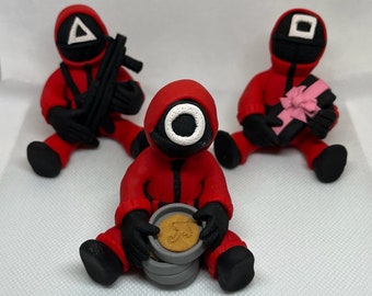 Red Suit Figurines-Set of 3 (large)