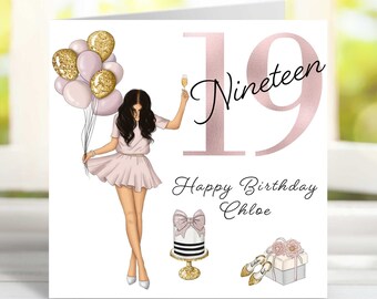 Happy 19th Birthday Niece Happy 19Th Birthday | Etsy Uk