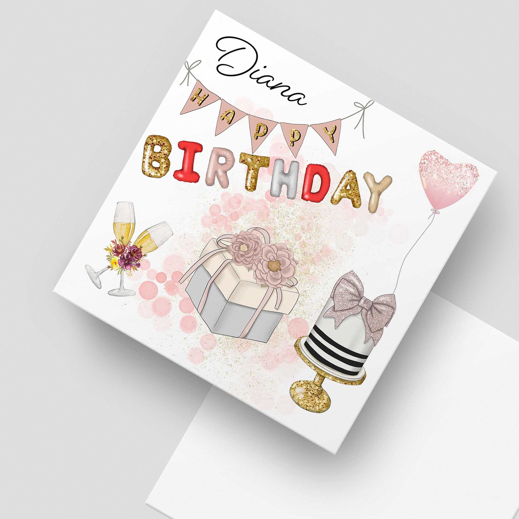 Womens Birthday Card - Birthday Card for Her - Personalised Birthday