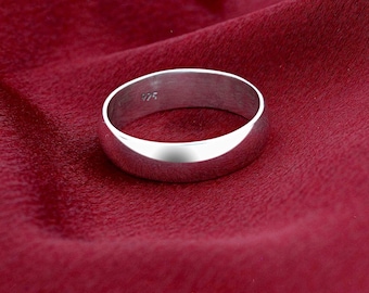 Bague en argent, bague en argent sterling massif 925, bague faite main, cadeau pour elle, homme et femme, bague bohème, bague de promesse, bijoux en argent **