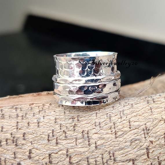 Spinner Ring*925 Sterling Silver Ring Silver Spinner Ring Handmade Ring  Gift For Her Silver Jewelry* Designer Ring* Stylish Ring
