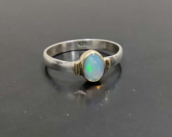 Natural Opal Ring , Beautiful Band Ring , 925 Sterling Silver Ring , Brass Ring , Gemstone Ring , Dainty Promise Ring , Gift for her***