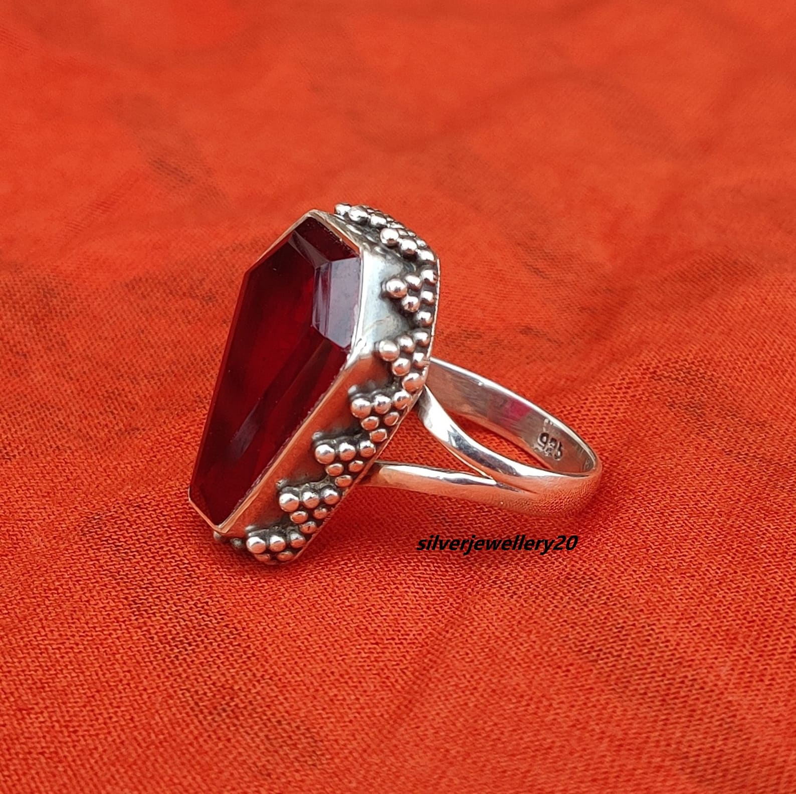 Coffin Ring Handmade Ring Solid 925 Sterling Silver Etsy