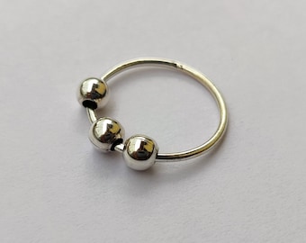 Handmade 925 Sterling Silver Spinner Ring, Women's Jewelry