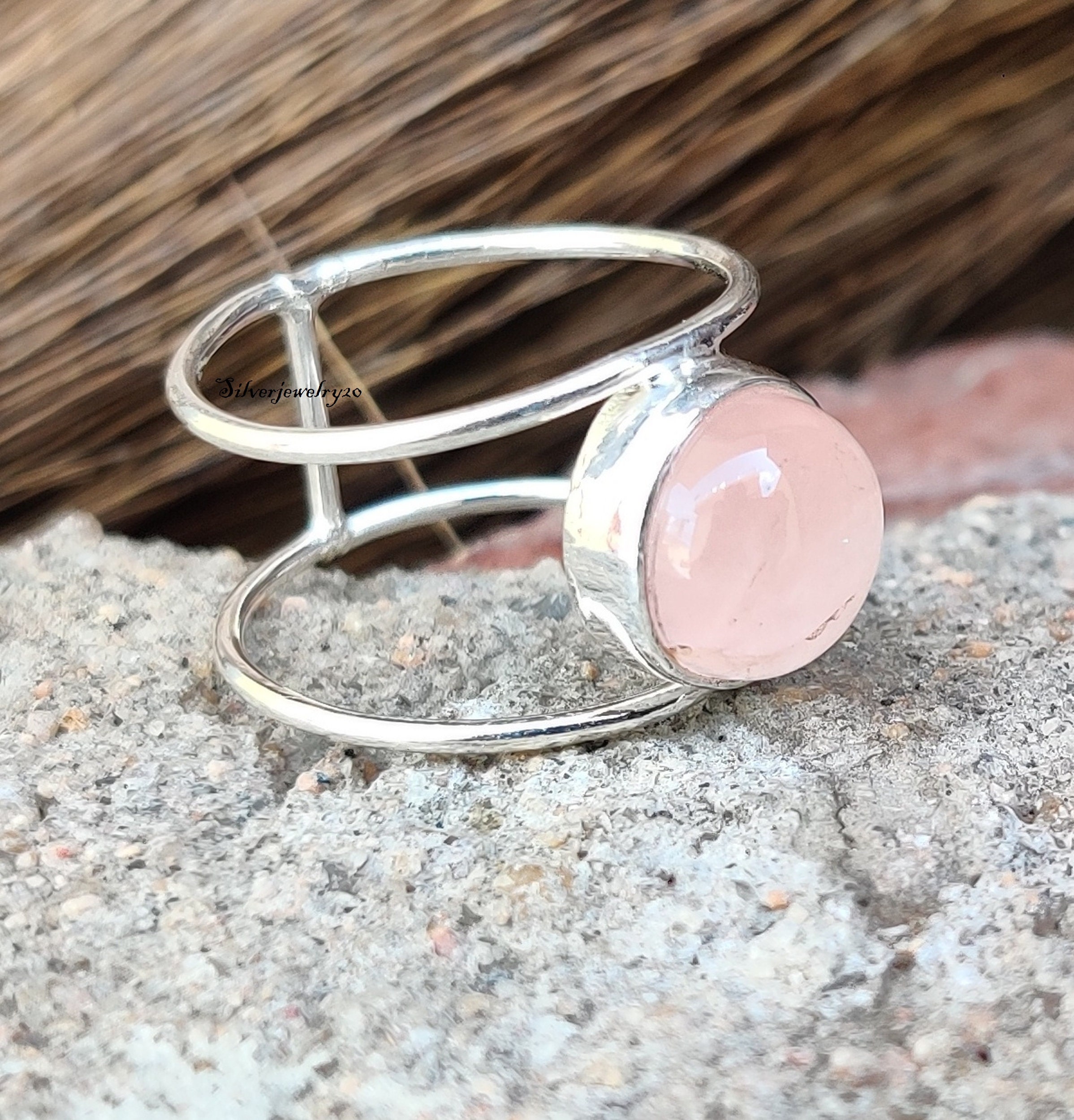 Yumilok Roségoud 925 sterling zilver zirkonia hart liefde open ring trouwringen verlovingsring voor dames meisjes maat 49-57 verstelbaar