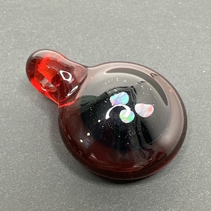 Handmade Art Glass Opal Cluster Pendant Handblown Borosilicate Heady Pendy Bead