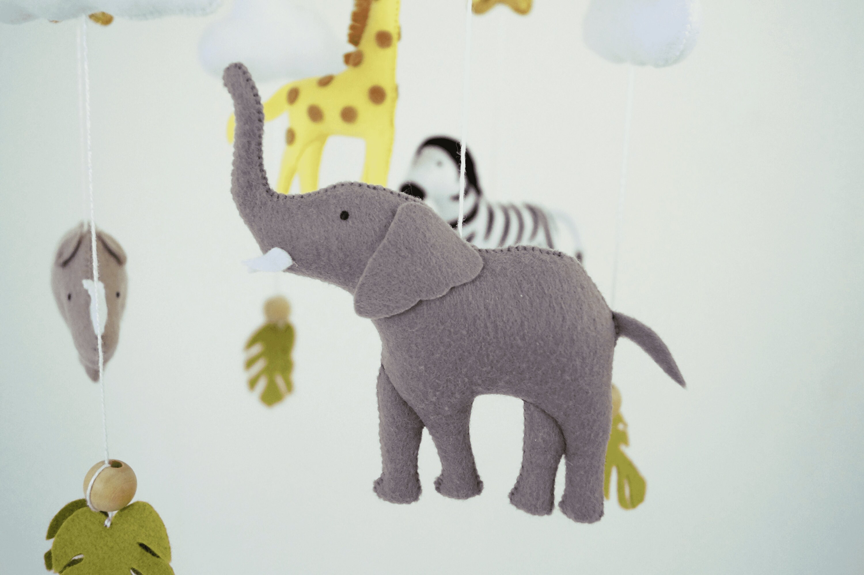 Safari baby mobile jungle crib mobile savanna mobile Etsy