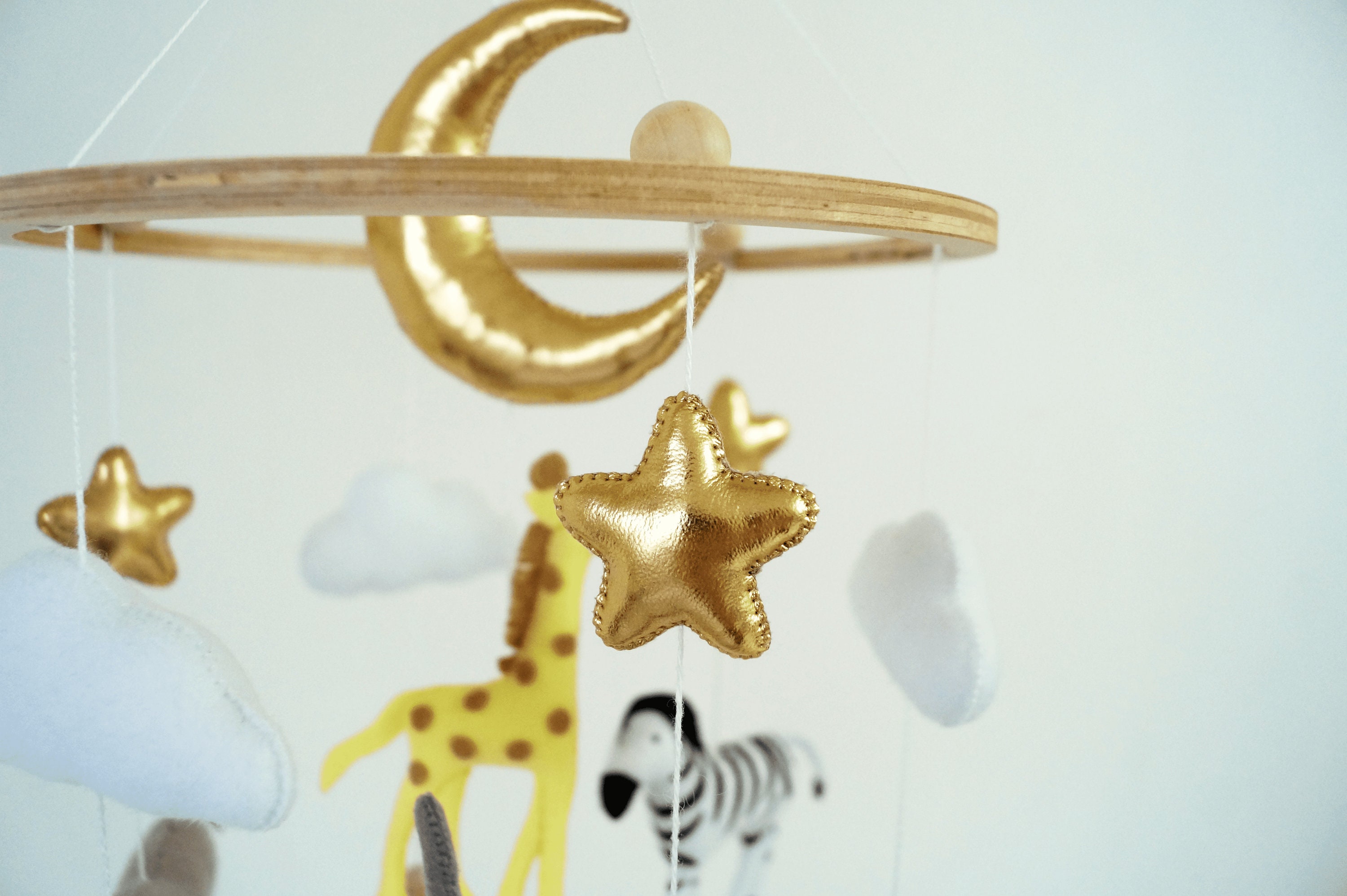 Safari baby mobile jungle crib mobile savanna mobile Etsy