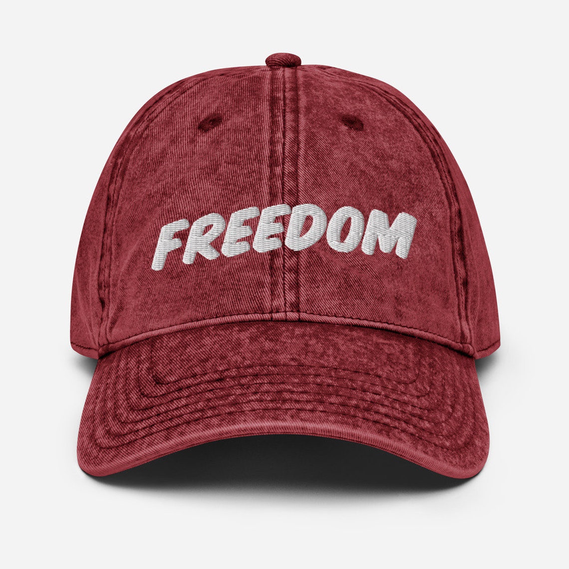 Freedom Hat, Vintage Cotton Twill Capfreedom Hat, Cap, Medical Freedom ...