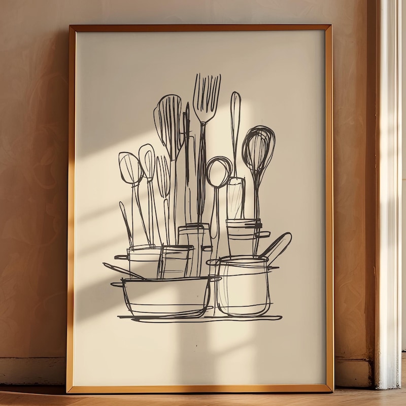 Vintage Kitchen Art - Etsy