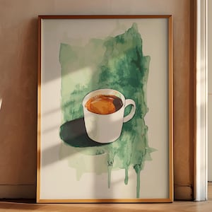 コーヒーウォールアート、キッチンポスターの絵、黒のレトロな美的芸術、壁のキッチンアート装飾、イタリアのキッチンプリント、トレンディなコーヒーバーの絵画