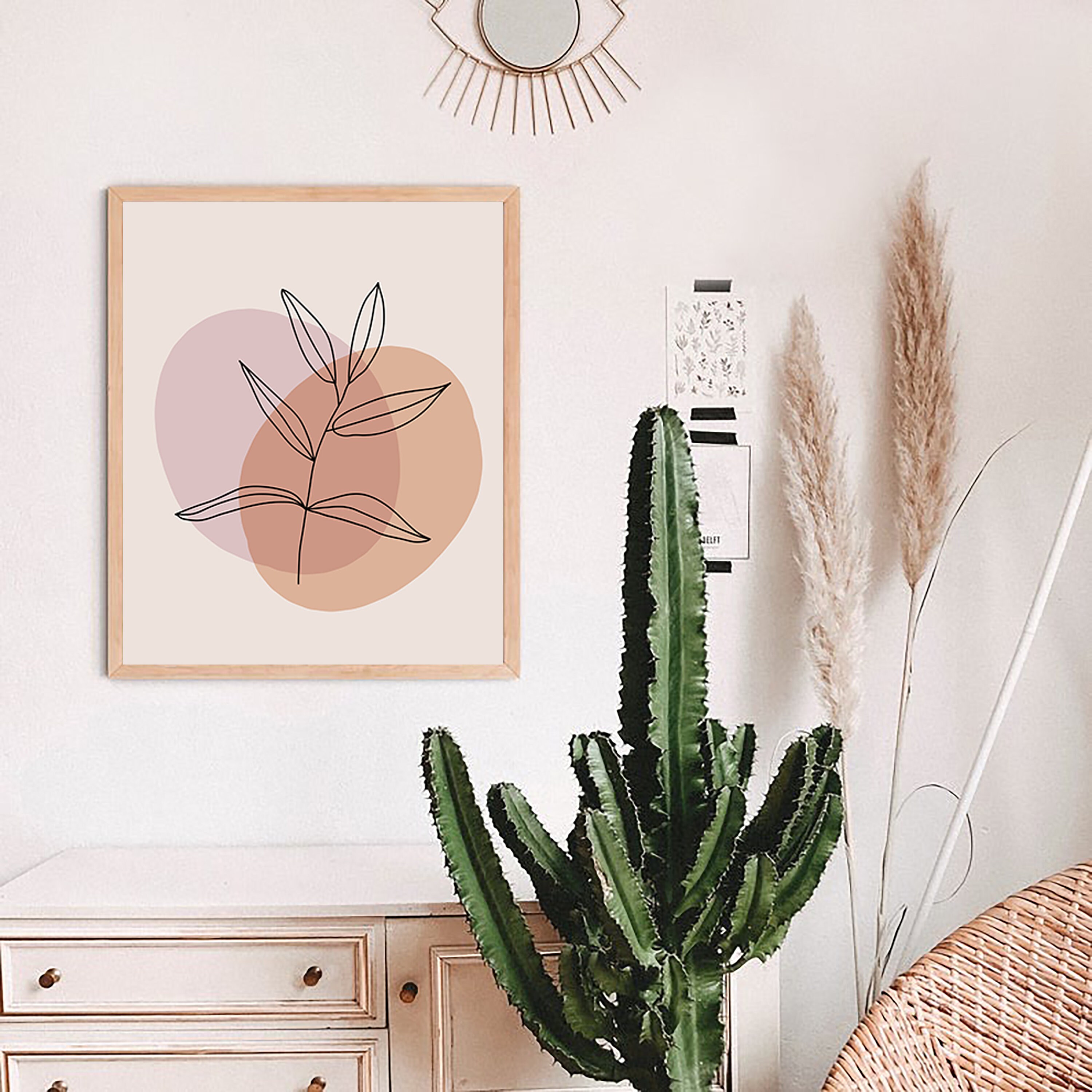 Boho poster Rustic art Boho art Digital print download Etsy