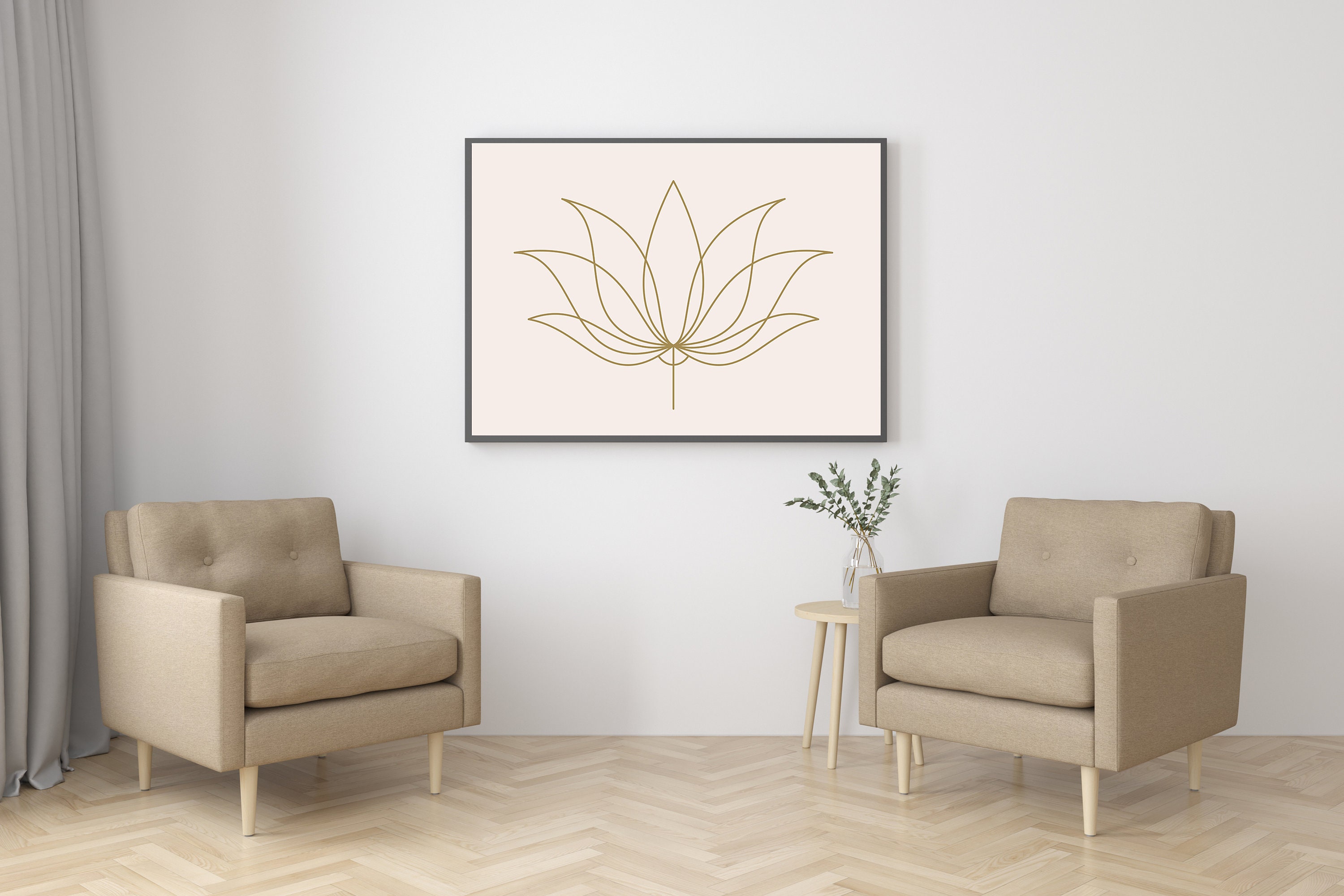 Lotus Flower Lotus Flower Wall Art Lotus Print Botanical | Etsy