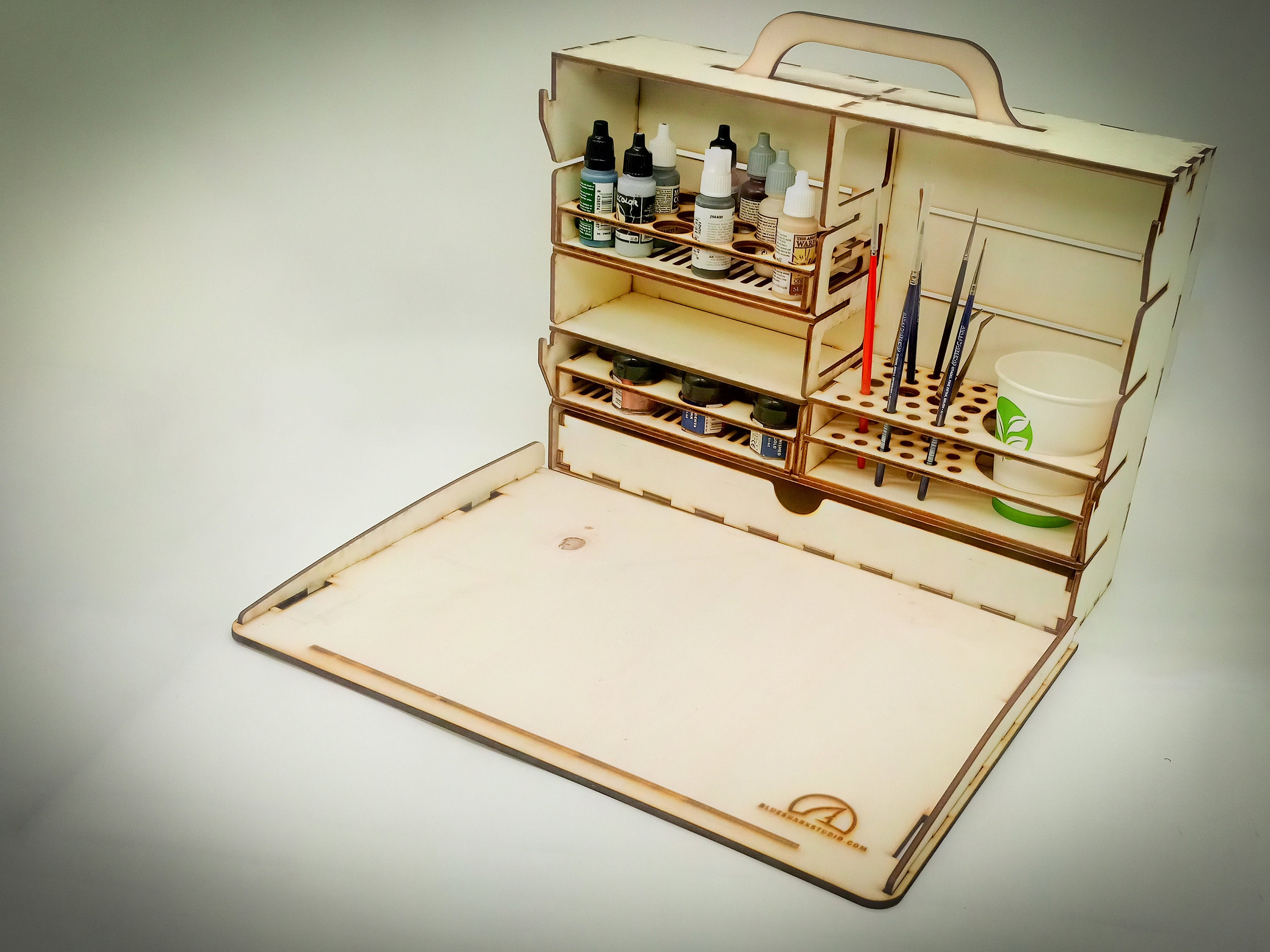 MEGA Portable Paint Station Modular Shelves and Storage Etsy Australia
