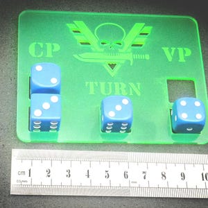 Warhammer 40K & Kill Team-puntenteller. Overwinning, commandopunten, draaivolgorde