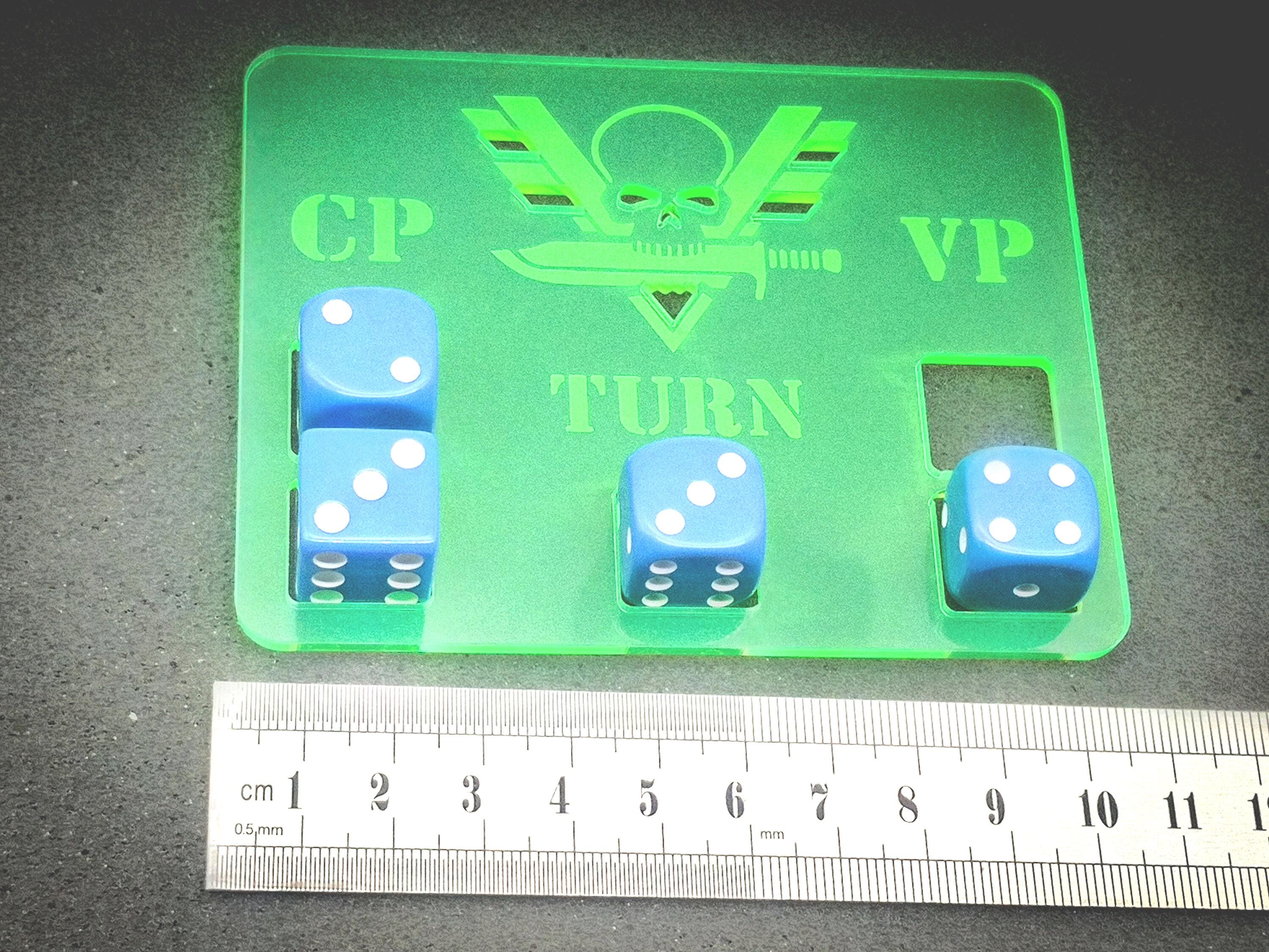 Warhammer 40K & Kill Team Point Counter. Victory, Command Points, Turn ...