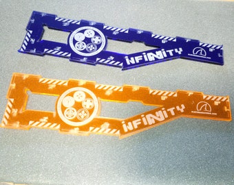 Infinity Movent Gauge 8'' 4'' 2'' 1''  Combat Rulers acrylic