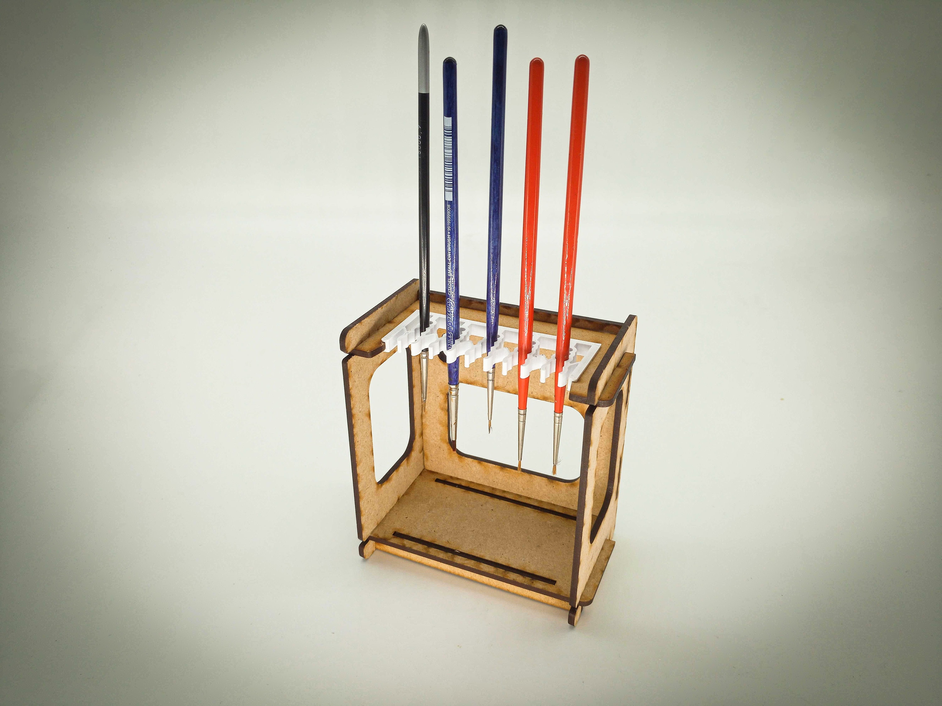 Vertical Paint Brush Holder, Brush Drier Organizer, Wall Mountable,…