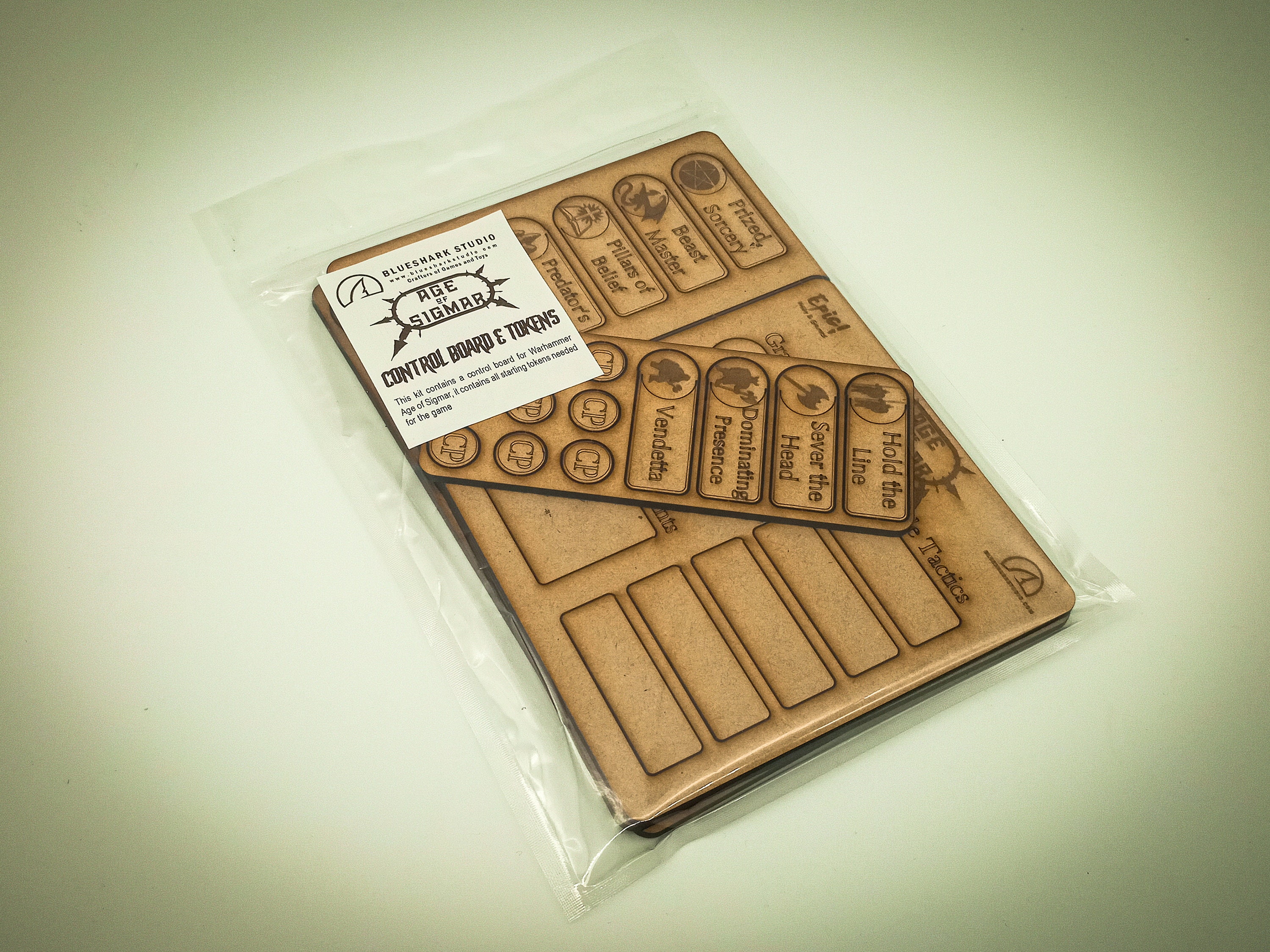 AOS Warhammer Age of Sigmar Control Board and Tokens With Command ...
