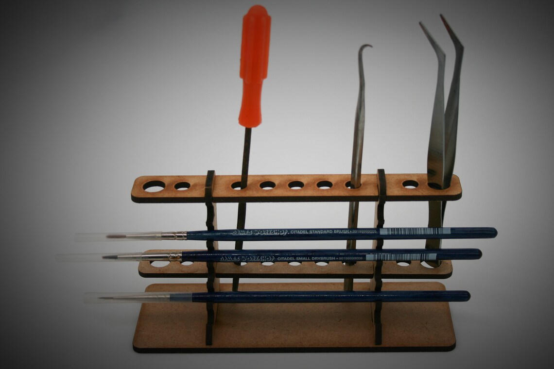 Brush Holder Rack for Hobby Model Painting DIY - Etsy