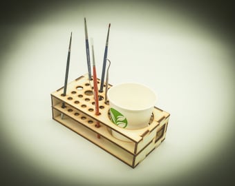 Modular Paint Station Shelf, Portable Miniature Paint Storage