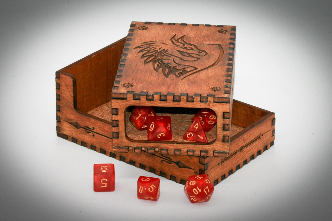 Dice Tower and Dice Storage for Dungeons and Dragons d&d Etsy